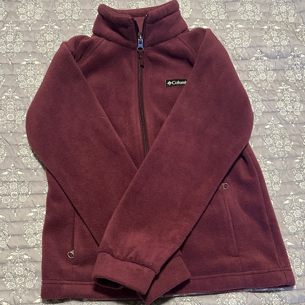 Columbia Kids' Maroon Fleece Jacket